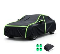 Car Covers Waterproof Compatible with Audi A4 Cabrio | 457.3×177.7×139.1 cm All Weather Waterproof Reflective Edges Anti UV Dust Wind Snow Protection