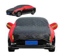 Car Covers Waterproof Outdoor For Honda Jazz, All Weather Windproof Snowproof UV Protection Half Winter Car Cover Accessories SUV926