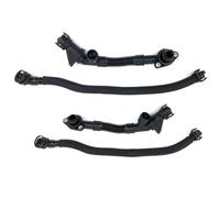 Car Crankcase Vent Pipe For Alpina B7 N63 2008-2014 Vent Pipe | 4PCS Car Left and Right Crankcase Vent Pipe Crank case Ventilation Hose