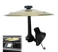 Car Crash Cymbal Auto Crash Cymbals Air Vent Funny Metal Musical Ornaments for Vent (Gold)