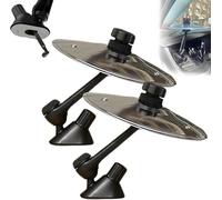 Car Crash Cymbal, Car Crash Cymbal Air Vent, Car Drum Cymbal Air Vent, Easy Clip-On Mini Cymbal for Music Lovers, Compact Durable Car Accessory for All Types Of Vehicles, Easy Installation and Rugged