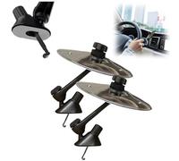 Car Crash Cymbal, Car Cymbal Air Vent,Impact Music Cymbals,Make Your Driving More Fun,Easy Installation And Rugged,Crash & Ride Cymbals Suitable For All Types Of Vehicles (A-2PC)