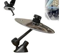 Car Crash Cymbal, Mini Finger Drum Cymbals, Car Cymbal Air Vent, Hand Metal Jazz Air Drums Pack, Make Your Driving More Fun, Easy Installation and Rugged, Easy Clip-On for Music Lovers (Black-1pcs)