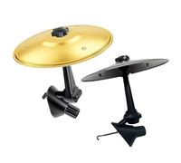 Car-Crash Cymbals - 2 Pack Car Cymbals Air Vent, Min'i Drum Crash Cymbbal, Easy Clip-On Music Cymba for Music Lover, Hand Metal Jazz Veents Drums Accessory for All Types of Vehicles, Easy Installation