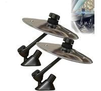 Car Crash Cymbals Air Vent | Cymbals Finger Clips Ventilation Cars | Metal Auto Drum Crash Cymbals Instruments Musical Ornaments | Hand Drum Percussion Instruments Car Decorations