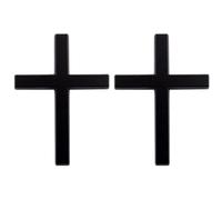 Car Cro-ss Sticker | 2 Pack Metal Cro-ss for Car | Metal Jesus Christ CROS-s Badge Stickers | 3D CROS-s Cars Decals | Jesus Christian Emblem Sticker for Covering Scratches and Cars Decoration