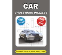 Car Crossword Puzzle Book: Crossword Puzzles with Easy to Read Print about Car, Automotive, Transport and More | 6*9 inches, 112 pages | 50+ Puzzles ... Gift for Vacations, Festivals and Relaxation