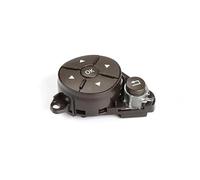 Car Cruise Control Button For Benz W204 X204 W212 W207 C200 E300 Car Steering Wheel Switch Control Buttons Cover Multi-function(Brown Left)