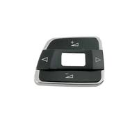 Car Cruise Control Switch 1x Multi-functional Steering Audio Wheel Switch Control Button Cover Trim For VW For Passat For B7 For Sharan 2011-2015 3C8959538（Plusminus-Left-1 PC