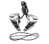 Car Cruise Control Switch Cruise Control Switch For Nissan For JUKE F15 370Z For Pulsar For Sentra 2016-2019 Audio Volume Button Steering Wheel Button（Left -right-wire