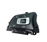 Car Cruise Control Switch For VW For Golf 7 7.5 For Sportsvan Variant For E-Golf 5G0959442N 1/2PCS Multi-function Steering Wheel Switch Button Panel Cover Bezel(Left-1PC)