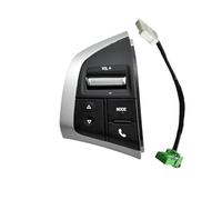 Car Cruise Control Switch Multifunctional Steering Wheel Switch Cruise Control Button Car Audio Player For Isuzu For Dmax Mux 2015 2016 2017 2018（Left wire