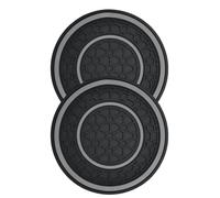 Car Cup Coaster | 2X Coaster for Car Cup Holder - Absorbent Washable Waterproof Mat Cover Pad for Teen Drivers Off-Roading Ride-Sharing Driving Daily Commute
