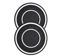 Car Cup Coaster - Waterproof Absorbent Drink Holder Mat, Non-Slip Cup Pad Protector, Stylish Interior Upgrade, Auto Accessory for Teen Drivers Women Commute Road Trips Ridesharing Use