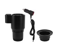Car Cup Cooler Warmer, Portable Smart Heating Cooling Tumbler Holder 12V - Quick Temperature Control, Durable Aluminum Alloy, Ideal for Travel and Commuting