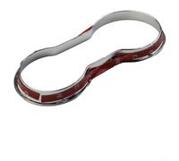 Car Cup Drink Holder Cover Trim Bezel Surround in Chrome for Opel For Vauxhall For Mokka and 2012-2018 Protects Drink Area