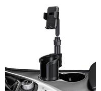 Car Cup Holder - 2 in 1 Drink Expander with Phone Holder - 360 Degree Rotation Bottle Holder - for Cars Trucks Travel Commuting Indoor