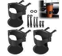 Car Cup Holder, 3 Pcs Cup Holders Expander for Cars Universal Drink Holder with Ventile Clips Interior Accessories for Water Coffee Juice