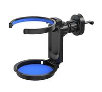 Car Cup Holder Air Outlet Vent Drink Bracket Foldable Auto Drink Rack Stand Powerful Magnetic 360° Rotating Phone Mount Parts(Blue)