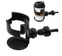 Car Cup Holder - Air Vent Bracket, Anti Shake Mount | Beverage Bottle Accessory for Vehicle Driving Road Trip Ashtray Setup Travel Stability Convenience Men Women Need