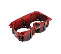 Car Cup Holder Car Centre Console Drink Cup Holder Replacement Interior Compatible With Benz For W212 E Class 2009 2010 2011 2012 2013 2014 2015(CarBon Fiber Red)