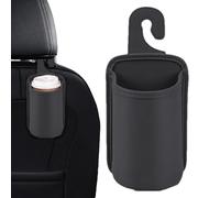 Car Cup Holder, Car Door Storage Box with Cup Holder | Hanging Leather Bottle Holder and Mug for Interior Organization Vehicles Lorries