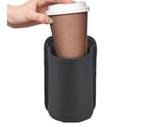 Car Cup Holder, Car Organizer for Phone and Cup Holder - Leather Drink Holder for Organization and Storage in Vehicle Truck