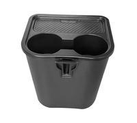 car cup holder Car Trash Can In Black With Cup Holder Storage Box Accessories Compatible With For Maverick 2022 2023 2024 2025