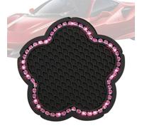 Car Cup Holder Coaster, Car Cup Holder Mat - Rhinestone Shaped Coaster, Driving Cup Holder for Women and Girls, Coaster, Cup Mat