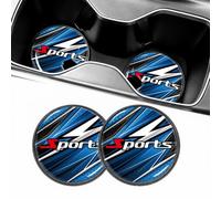 Car Cup Holder Coaster for Opel Astra K 2015-2021 2022 2023 2024 2025 Astra K, 2 Pcs 3d Gel Auto Cup Mat Insert With Self-Pickup Design, 7cm Anti-Slip Shockproof Vehicle Interior Accessories