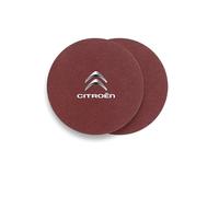 Car Cup Holder Coasters for Citroen C4 C3 C5 C1 C2 Berlingo Celysee Cactus Picasso Aircross Saxo,Water Cup Coaster Reject Dirty and Mess, Prevent Scratches Interior Accessories,Fur Red