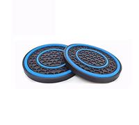 Car Cup Holder Coasters For Ford Tourneo Connect, Drink Mat Vehicle Cup Pads Bottle Mats Car Drinks Coasters Anti-Slip Interior Accessories Shockproof Waterproof,D-Black+Blue
