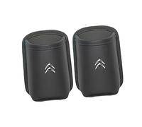Car Cup Holder Compatible with Citroen DS3 2010 2011 2012 2013 2014 2015 2016 2017 2018 2019, Multifunctional Door Pocket, PU Leather, Cup and Bottle Holder, Convenient and Easy-to-Install, 2-Pack