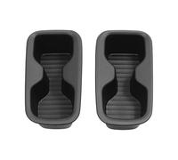 Car Cup Holder Compatible With Hyundai For Santa 2024-2025 For Seats Second Car Row Door Side Cup Holder Insert Cup Box Shock-Absorbing Storage Tray