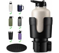 Car Cup Holder Expander for Hyundai Click Getz TB/Creta Cantus | Large Capacity Secure Custom Fit Anti-Slip Adjustable Base No Tipping Eliminate Movement