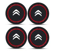 Car Cup Holder Insert for Citroen C3 Cross Grand VTS C5 C1 C4 C6 C2, Car Insert Coasters Drink Holder Coaster Anti-Slip Heat-Resistant Coaster Mats,F- 4 Pieces