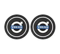 Car Cup Holder Insert for Volvo V40 V50 V60 V70 V90 Cross Country Rdesign, Car Insert Coasters Drink Holder Coaster Anti-Slip Heat-Resistant Coaster Mats,A-2 Pieces