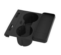 Car Cup Holder Mount Compatible With Tesla For Model Y 3 Multifunctional Water Cup Holder Central Control Storage Box Drinks Mount Tray Accessories