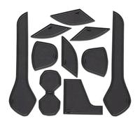 Car Cup Holder Non-Slip Pad For Nissan For Leaf ZE1 2018 2019 2020 2021 2022 Door Groove Pad Car Non-Slip Interior Mat Cup Gate Slot Coaster(Black)