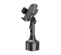 Car Cup Holder Phone Mount - Adjustable Car Phone Stand with 360° Rotation | 2 in 1 Cup Silicone Holder Expander for Vehicles, Boat, RV, Golf Cart, Compatible with All Smartphones