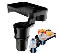 Car Cup Holder Tray Table, Car Cup Holder Expander Tray, 360º Rotation Cup Holder Tray For Car With Phone Slot, Adjustable Cup Holder Expander For Car, Car Food Tray Table For Eating