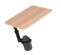 Car Cup Holder Tray with 360-Degree Rotation, QMS | 360-Degree Rotating Platform, Twist-to-Secure Base, Raised Perimeter Lip, Installation by Turning the Base by Hand
