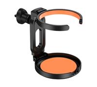 Car Cup Holder Universal Adjustable Foldable Car Drink Holder Air Vent Cup Holder with Non-Slip Eva Pads for Bottle Coffee Drink Juice Stand (orange)