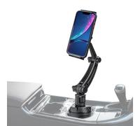 Car Cup Phone Holder, Cell Phone Cup Car Mount 360 Degree Rotatable | Mobile Phone Stand Hands-Free Vehicle Tablet Holder for Smartphone, Tablet, GPS, Electronic