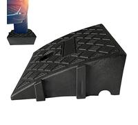Car Curb Ramp, Heavy Duty Curb Ramp Portable, PVC Lightweight Threshold Ramps for Driveway, Loading Dock, Sidewalk, Scooter, Bike, Motorcycle, Cars Accessories, 9.84x10.62x2.75inches