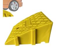 Car Curb Ramp, Heavy Duty Curb Ramp Portable, PVC Lightweight Threshold Ramps for Driveway, Loading Dock, Sidewalk, Scooter, Bike, Motorcycle, Cars Accessories, 9.84x10.62x2.75inches