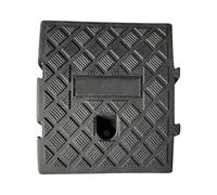 Car Curb Ramp - Heavy Duty PVC Threshold Riser, Non Slip Portable Bridge, Weather Resistant Driveway Crossing Aid, Sturdy Loading Dock Incline | Easy Wheel Access For Scooter Bike Motorcycle Vehicle