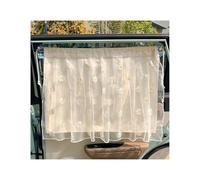 Car Curtains, Campervan Curtains 2Pcs Cotton Embroidered Universal Car Curtain Cover Side Window Sunshade Curtain UV Protection Fit use for Kids Travel Outdoor