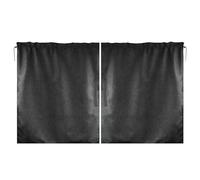Car Curtains, Campervan Curtains Sun Shade Car Privacy Curtains Car Divider Curtain Between Rear Seat Auto Blackout Curtains Fit use for Kids Travel Nap Sleeping(Privacy-black 3PC)