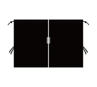 Car Curtains for Hyundai Kona 2023-2017, Blackout Divider Privacy Curtain 100% Lightproof Stable Clip-in Car Camping Accessories 2-PCS Black,70 * 80cm